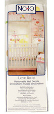 Love Birds Nursery Decals Pink Owls by NoJo Removeable New