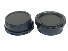 Nikon F Mount Camera Body Cap & Rear Lens Cap Set X2 DSLR SLR
