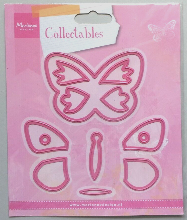 Marianne Collectables Craft Die 13 Piece Butterfly 7.8cm Wide