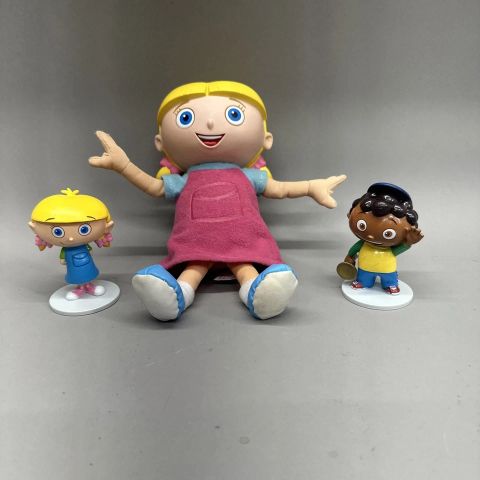 Cabeza de vinilo de peluche Little Einstein Talking Singing Annie y figuras de Annie y Quincy Foto 2 de 4