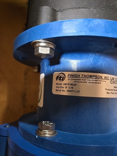 Finish Thompson Db7p-M226 1/2 Hp Pp Magnetic Drive Pump 115/208-230V 1-1/2" Fnpt - Picture 4 of 5