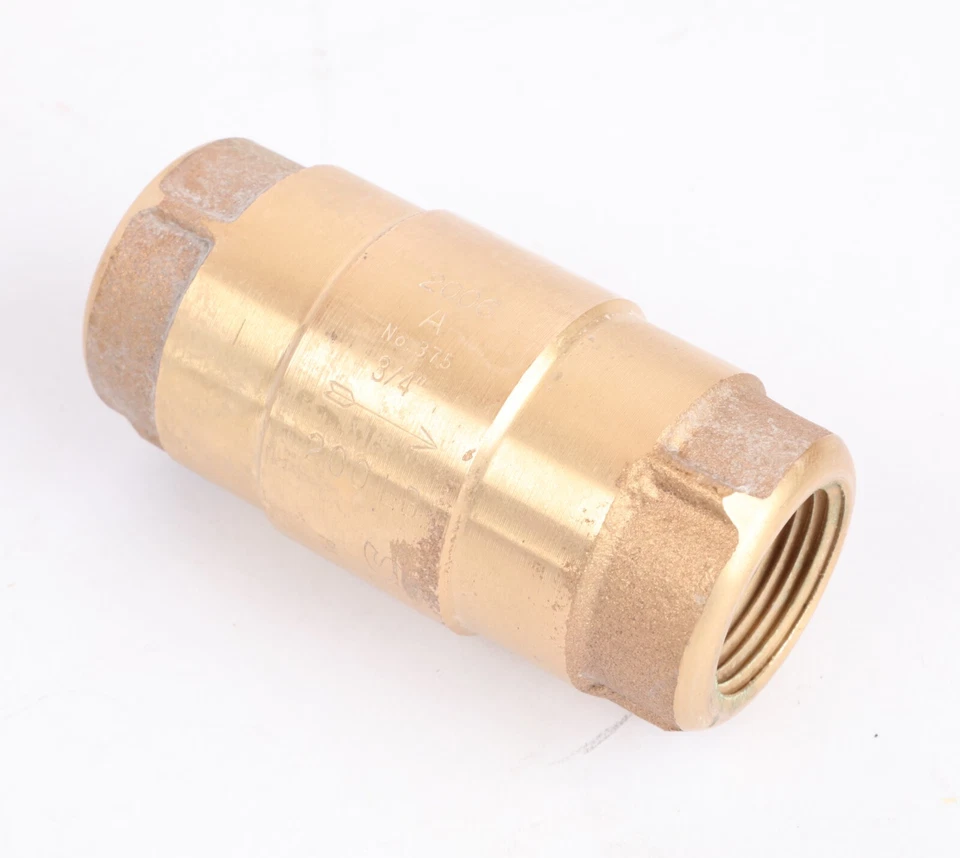 Strataflo 375 Bronze 3/4" NPT Rubber Poppet Check Valve, 200LB - Image 4 of 4