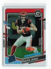 CHARLIE JONES #223 2023 PANINI OPTIC BENGALS RATED ROOKIE RC