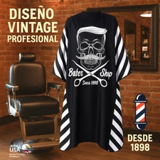 Hair Cutting Cape Large Salon Hairdressing Hairdresser Gown Barber Cloth Black