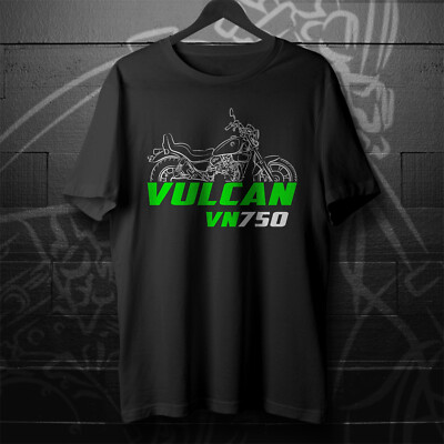 Kawasaki VN750 Vulcan 750 1986-2006 - Motorcycle T-Shirt for Riders