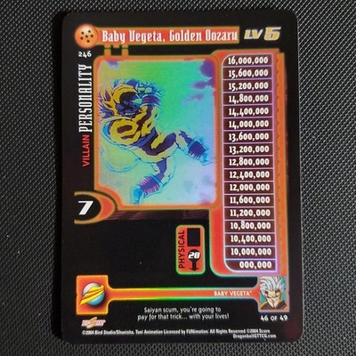 Baby Vegeta, Golden Oozaru 246 Foil Ultra Rare Dragon Ball GT CCG