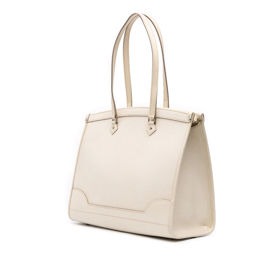 Bolso de Hombro Louis Vuitton Epi Madeleine GM Cuero Blanco Autenticado Foto 2 de 4