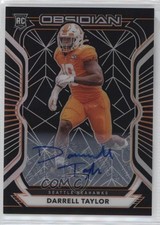 2020 Panini Obsidian Rookies Electric Etch Orange 36/75 Darrell Taylor Auto 0zs1