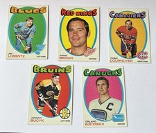 1971-72 Topps Hockey lot 16 diff. EX w/ stars