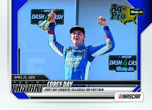 COREY DAY - 2026 Panini Instant NASCAR CONQUERS TALLADEGA FIRST WIN #30  1 of 99