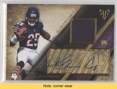 2014 Topps Triple Threads Rookie Relics Purple 43/75 Ka'Deem Carey Auto READ 0b2