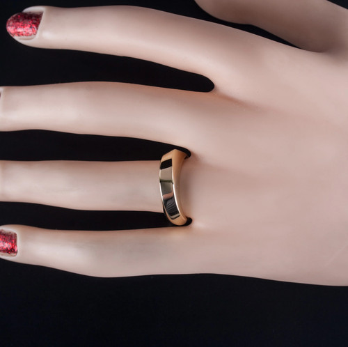 Tiffany & Co. 18k Yellow Gold Italian Twisted Style Band Ring 7.55g - Picture 10 of 12