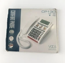 VOCA CP130 Big Button Landline Phone Amplified for Elderly VTG *EU Plug 🔌 *