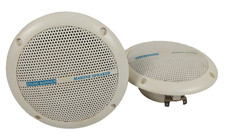 Pair Sound Barrier MS-1400 Marine 6  Full Range Speakers 4-Ohm 70W No Wiring