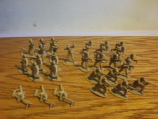 Vintage Airfix 1/32 scale soldiers German Afrika Korps [good condition]