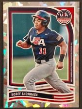 2024 Panini USA Stars & Stripes Kodey Shojinaga #123 Silver Ice /25