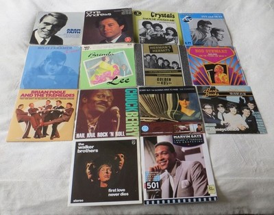 Lot of 14 Pop Re-Issue E.P's & P/S 45's
