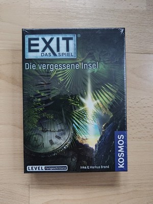 EXIT Das Spiel Die vergessene Insel Level Fortgeschrittene KOSMOS Neu OVP