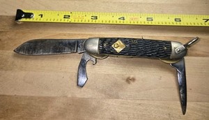 Vintage Imperial Cub Scout BSA 3 Blade  Handle Folding Pocket Knife US 50s 🗡