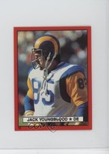 1981 Topps Stickers Red Border Jack Youngblood #13 HOF 1l1