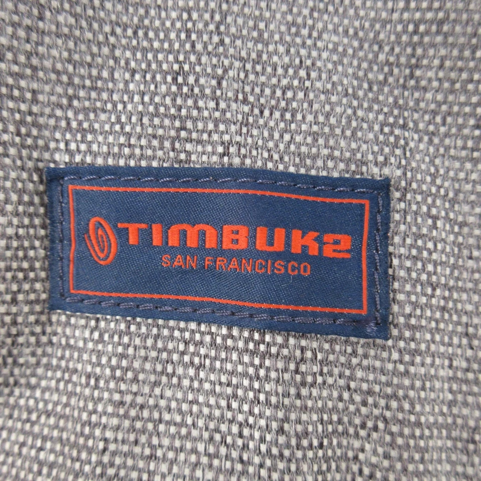 Timbuk2 Messenger Bag Small Gray Orange Laptop Shoulder Crossbody Tote Unisex - Image 4 of 4