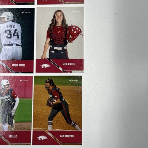 ONIT Athlete 2025 Arkansas Razorbacks Softball Complete Set 23 Cards Bri Ellis - Picture 8 of 16