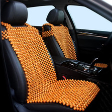 Wood Beaded Auto Car Bead Seat Cover,Natural Wooden Bead Cool Refreshing Back Ma