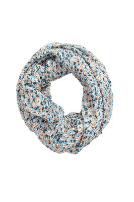 Ulla Popken Damen Loop Plissee Blüten 837264