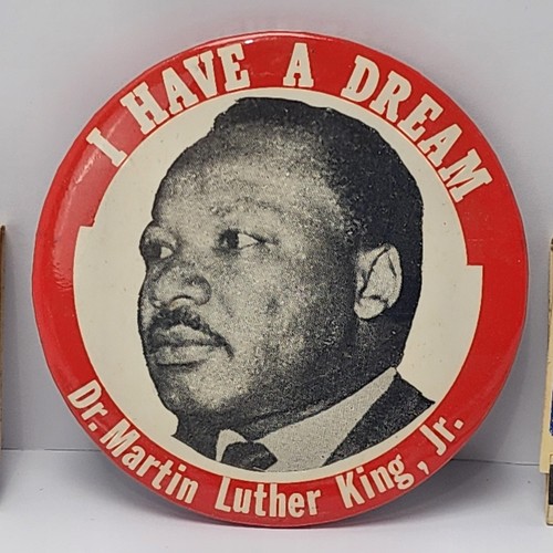 Vintage 1960s Political Pinback Buttons Lot MLK Nixon Wallace McCarthy Stokes - Picture 3 of 20