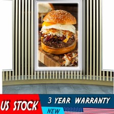 24"x36" LED Backlit Poster Frame Art Picture Light Box Advertising Display Frame