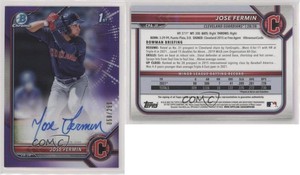 2022 Bowman Chrome Prospect Auto Purple Refractor /250 Jose Fermin #CPA-JF Auto
