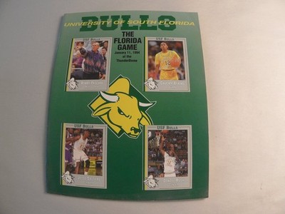 USF Bulls University of South Florida Basketball Program January 1994