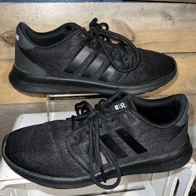 Adidas Cloudfoam QT Racer Black - Sz 7.5 Barely Worn Excellent Condition Women's