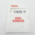 Genuine Yamaha TZR 125 Service Information Workshop Manual C7219