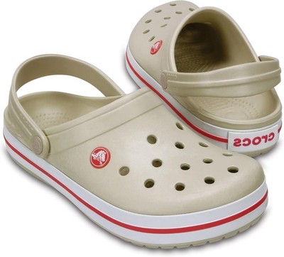 Crocs Crocband Clogs Size M8/W10 in Stucco/Melon Colors *New with Tags* unisex 