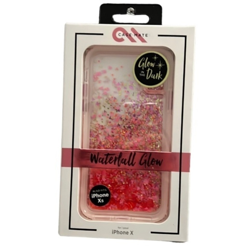 NWT CASE-MATE Waterfall Glow Glow in the Dark iPhone X/XS ph