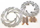 1994 Kawasaki KX125 KX250 94-95 KX500 Front Rear RipTide Brake Rotors Brake Pads