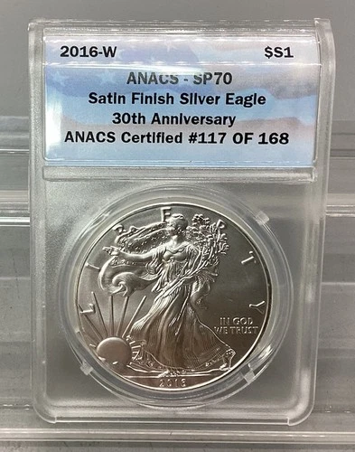 2016 W American Silver Eagle - ANACS - SP 70