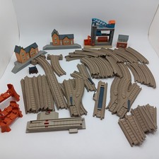 Lot of 51 Thomas The Train Trackmaster Track Switches Curves Straights Buildings