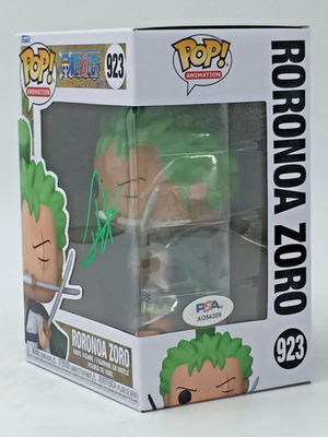 Funko Pop! One Piece Roronoa Zoro #923 Signed by Mackenyu PSA with