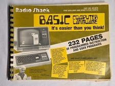 Vintage 1978 Radio Shack Basic Computer Language Book First Edition