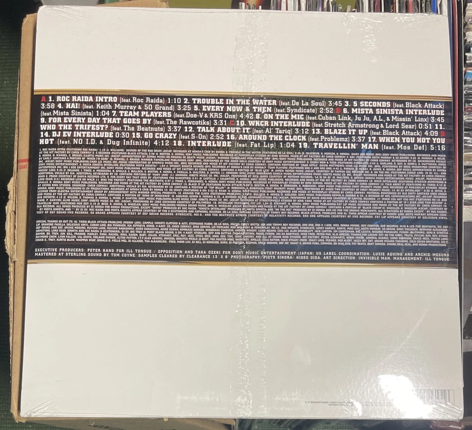 DJ HONDA “HII” SEALED! 2LP ORIGINAL RARE MOS DEF DE LA SOUL KRS-ONE BEATNUTS OOP Foto 2 de 2