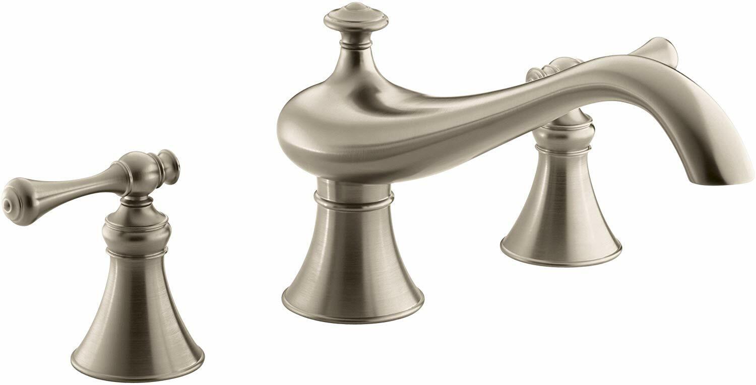 Kohler Revival Roman Bath Faucet - Dallas Mall Vibrant Brushed Dedication Trim Bronze