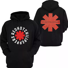 Red Hot Chili Peppers Band Logo Collection Black Hoodie Gift Lover AC2537
