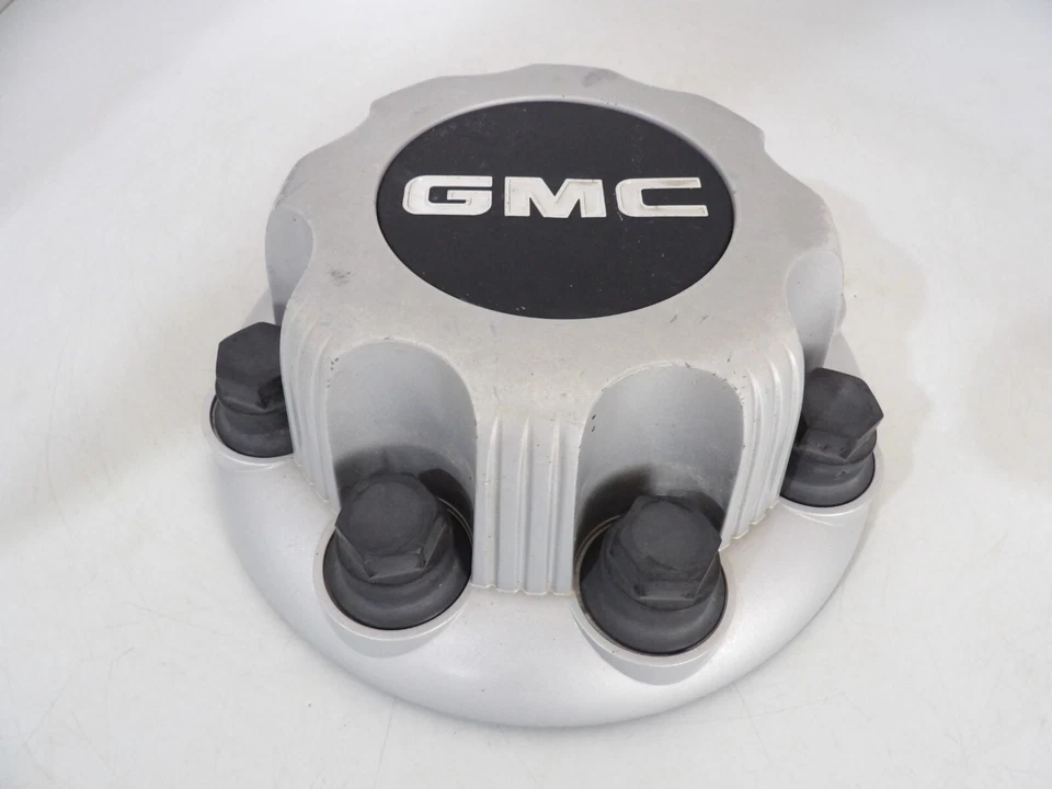 1999 2000 2001 2002 2003 - 2012 GMC Sierra 2500 3500 tampa central de roda fabricante de equipamento original 8 porcas - Imagem 2 de 4