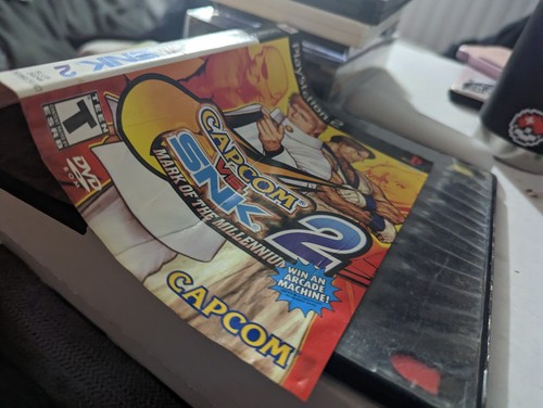 Sony PlayStation 2 PS2 CIB Complete Capcom vs. SNK 2 Water Damaged - Picture 4 of 5