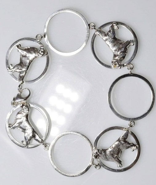Armband Kleine Goldene 3D Kreise In 925 Silber Luce-image