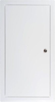 Lockable 10'' x 20'' White Metal Access Panel for Plumbing & Electrical Services
