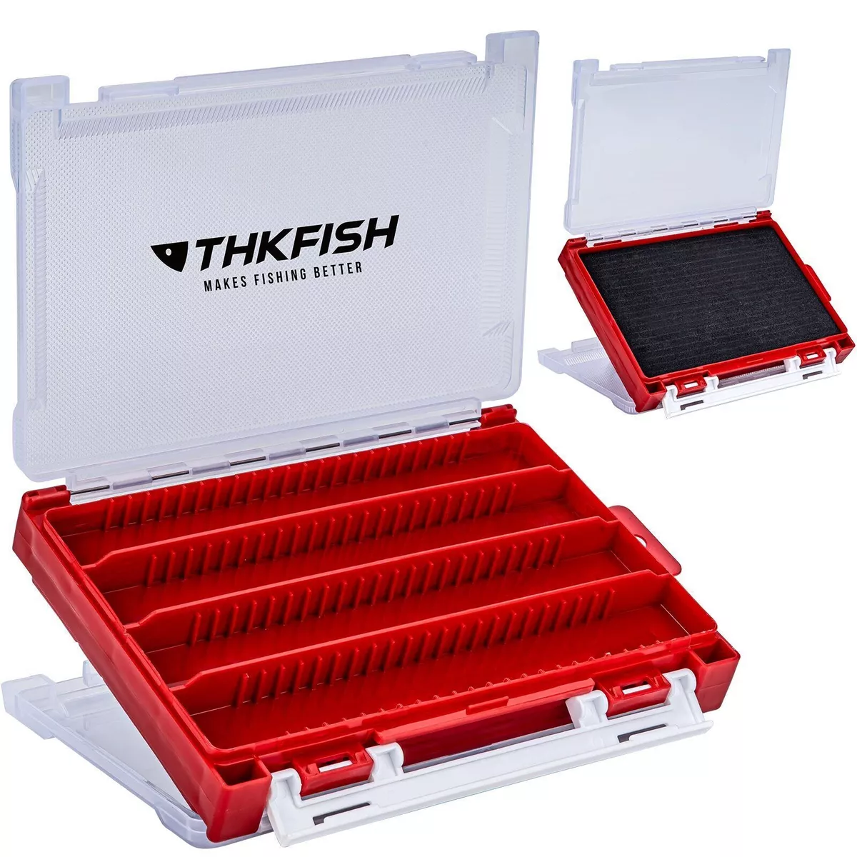 1pcs Fishing Tackle Box Double-Sided Designed Detachable Fishing