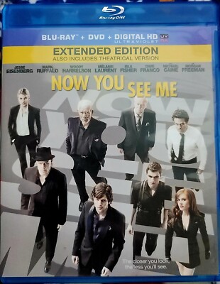 Now You See Me Extended Edition Blu Ray/DVD